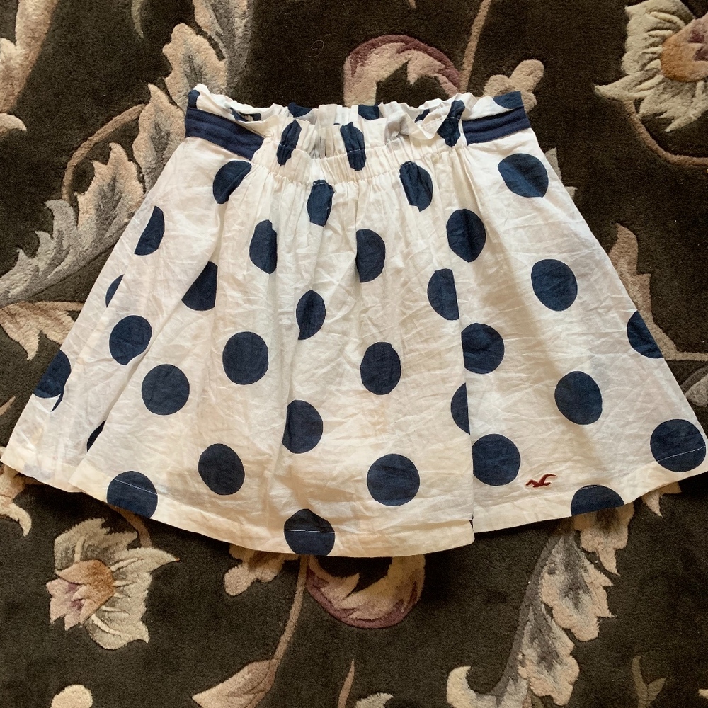White Polka Dot Skirt